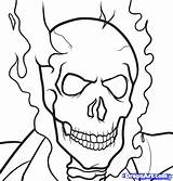 Ghost Rider Draw Coloring Pages Drawing Ghostrider Step Marvel Drawings Kids Print Outline Printable Color Sketch Dragoart Getcolorings Designlooter Popular sketch template