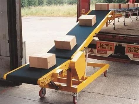 sterling ms portable truck loading conveyor rs  sterling