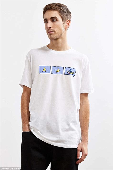 urban outfitters is selling a 45 aol logo t shirt daily mail online