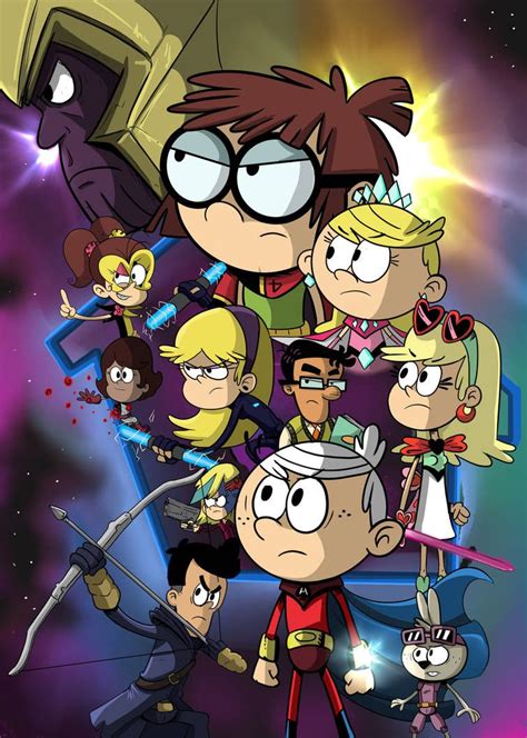avengers endgame loud house edition ⚡⚡⚡ ⚡the louds superpowers⚡ loud house characters