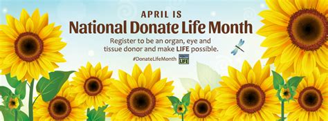 april is national donate life month a time when donate life organizations across the country