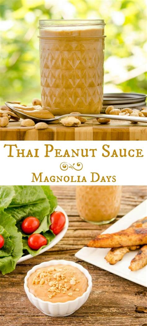 thai peanut sauce magnolia days