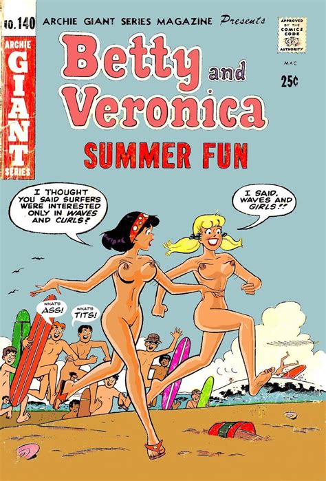 Betty And Veronica At The Nude Beach 01 Archie Comic Cover