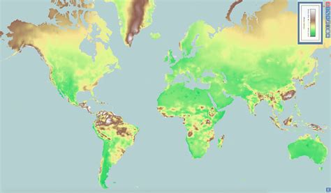 world climate change map draw  topographic map