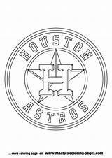 Astros Houston Coloring Pages Logo Mlb Baseball Printable Sheets Browser Window Print sketch template