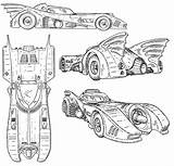 Batmobile Schematics Blueprints Batimovil Mostly Imprimir Thedorkreview Knight Designlooter Coloringhome sketch template
