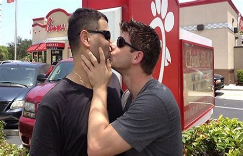 national same sex kiss ins planned at chick fil a s this evening complex