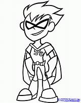 Coloring Pages Starfire Titans Teen Go Popular sketch template