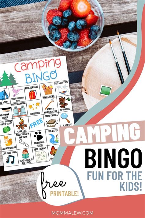 camping bingo printable