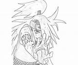 Deidara Skill Naruto Coloring Pages sketch template