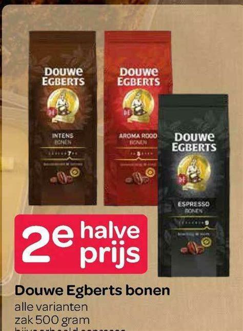 douwe egberts bonen aanbieding bij spar