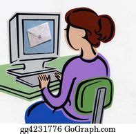 sending email stock illustrations royalty  gograph