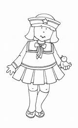 Sailor Girl Digi Stamps Dearie Dolls Unknown Pm Posted sketch template