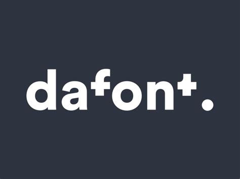 branding  web design  dafontcom