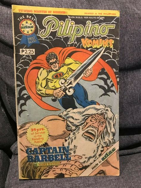 Captain Barbell Pilipino Komiks Blg 1626 July 29 1986 Philippines