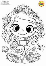 Coloring Pages Cutie Princess Cuties Bojanke Cute Kids Print Da Animal Sheets Para Unicorn Color раскраски Printable Books Printables Preschool sketch template