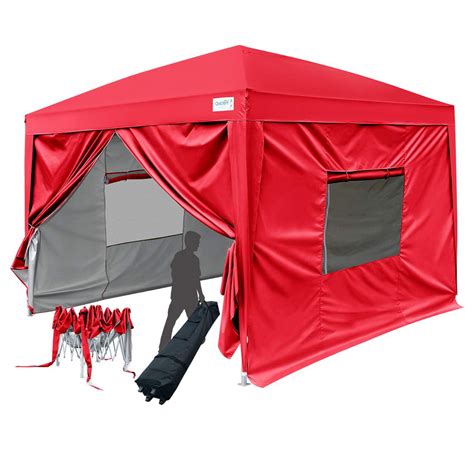quictent privacy  ez pop  canopy tent party tent gazebo  mesh windows  sidewalls
