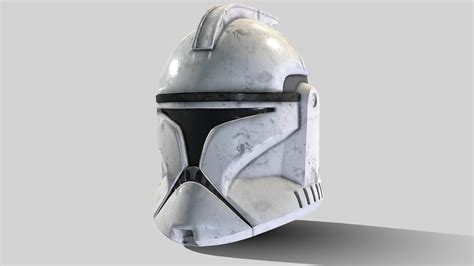 phase clone trooper cosplay helmet  print model clone trooper clone