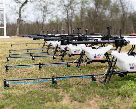precision crop spraying drones hylio agrodrone