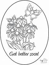 Coloring Well Soon Pages Better Feel Hope Card Cards Printable Color Colouring Clipart Print Getcolorings Kids Funnycoloring Library Popular Getdrawings sketch template