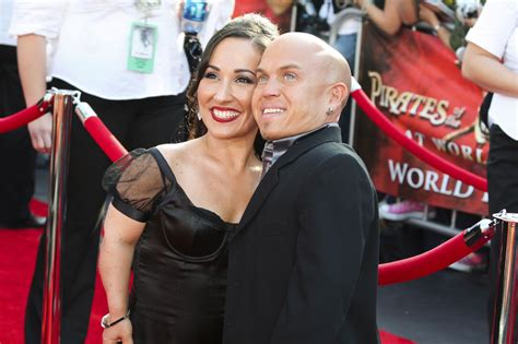 Meredith Eaton And Martin Klebba Photographed Here On