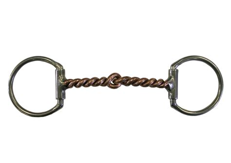 solid copper twisted wire snaffle