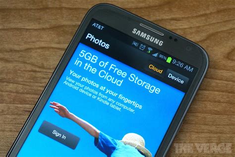 amazon cloud drive   android lets    photo library     verge