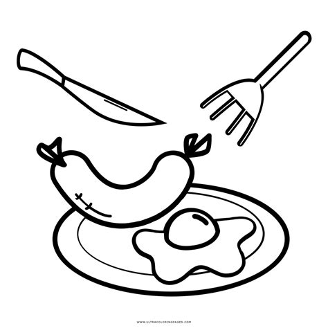 breakfast coloring pages coloring home
