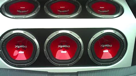 bad sony xplod subwoofer sound good   install car audio systems