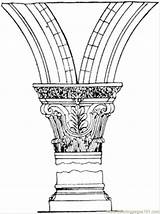 Column Roman Getdrawings Drawing sketch template