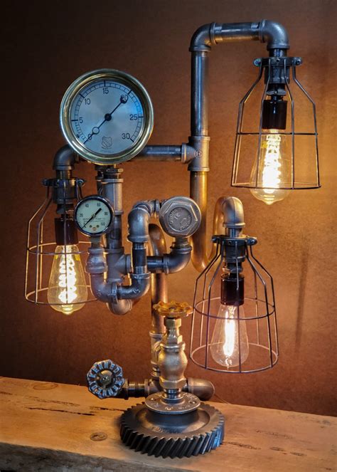 Steampunk Vintage Industrial Lamp 143 Table Lamp Desk Lamp Lamp