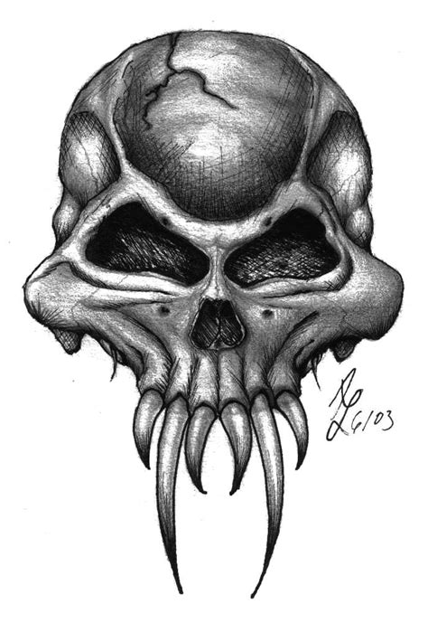 demon skull  puffnstuff  deviantart
