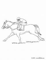 Horse Galloping Race Coloring Drawing Pages Hellokids Print Color Online Getdrawings sketch template