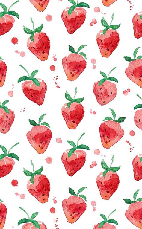 cute strawberry wallpaper   deco app fondos de