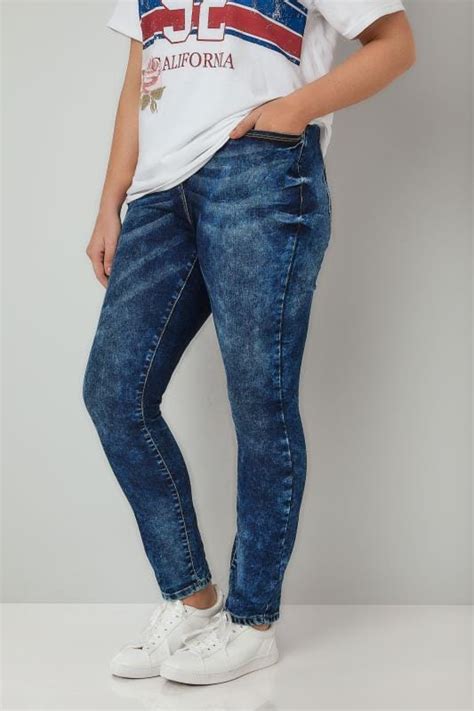 grote maten skinny jeans voor dames yours clothing