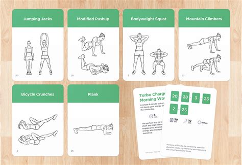 exercise cards  workoutlabs work