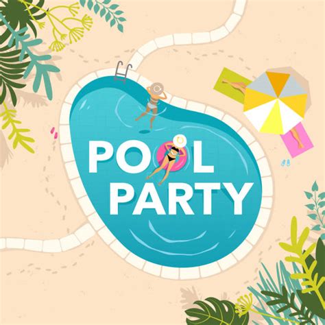 Best Pool Party Illustrations Royalty Free Vector Graphics And Clip Art