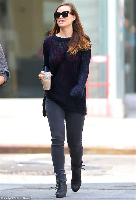 olivia wilde shows off trim figure in skinny jeans just