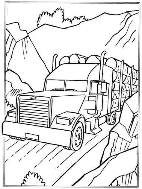 scania truck colouring pages