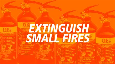 extinguish small fires   adult