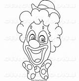 Clown Joker Coloring Killer Face Drawings Pages Drawing Outline Circus Clipartmag Clipart Printable Getdrawings sketch template