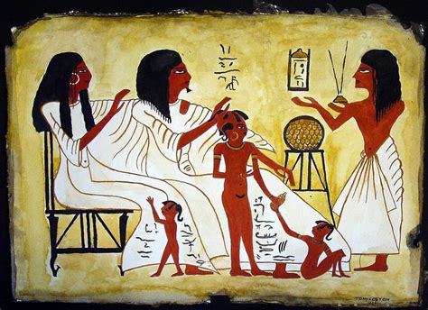 My Ancient Egyptian Art Work Painting By Tony Coston Fine Art America