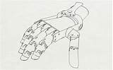 Hand Prosthetic Milwaukee Roth Bob Prt sketch template