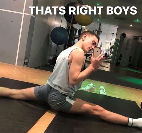 olly alexander shows off how bendy he is by doing the full splits