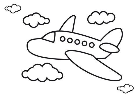 airplane coloring pages  kids coloring pages pictures imagixs