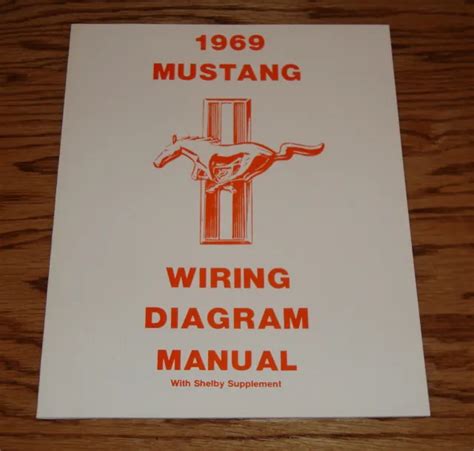 ford mustang wiring diagram manual  shelby supplement   picclick