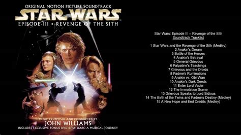 star wars episode iii revenge   sith soundtrack