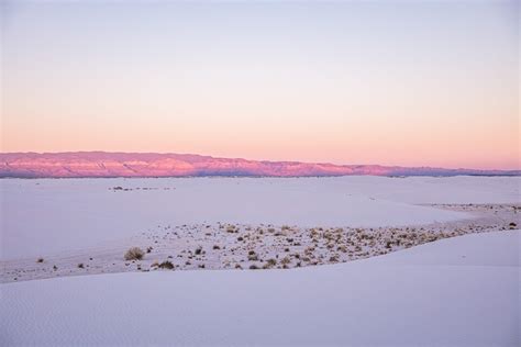 a photographic journey through white sands