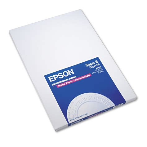 epson premium matte  paper  mil    matte bright white pack epss