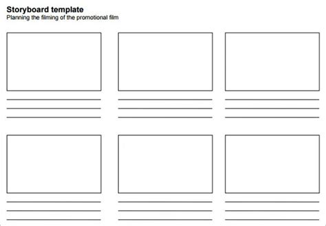 types  storyboard template    samples  wps  blog